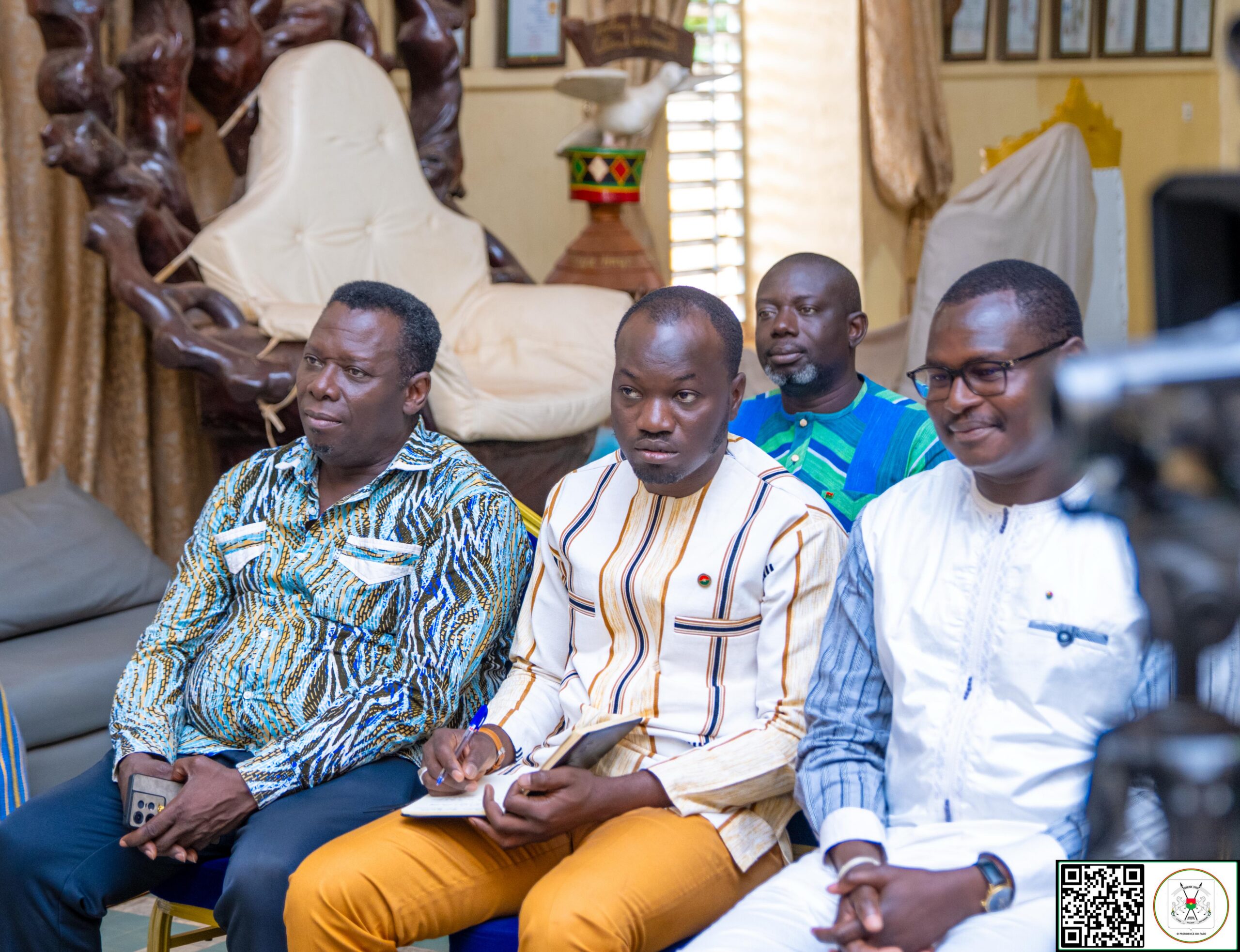 Une délégation du Comité d’organisation de La nuit de la RPP, a été reçu, le 18 septembre 2026, en audience par Sa Majesté le Mogho Naaba