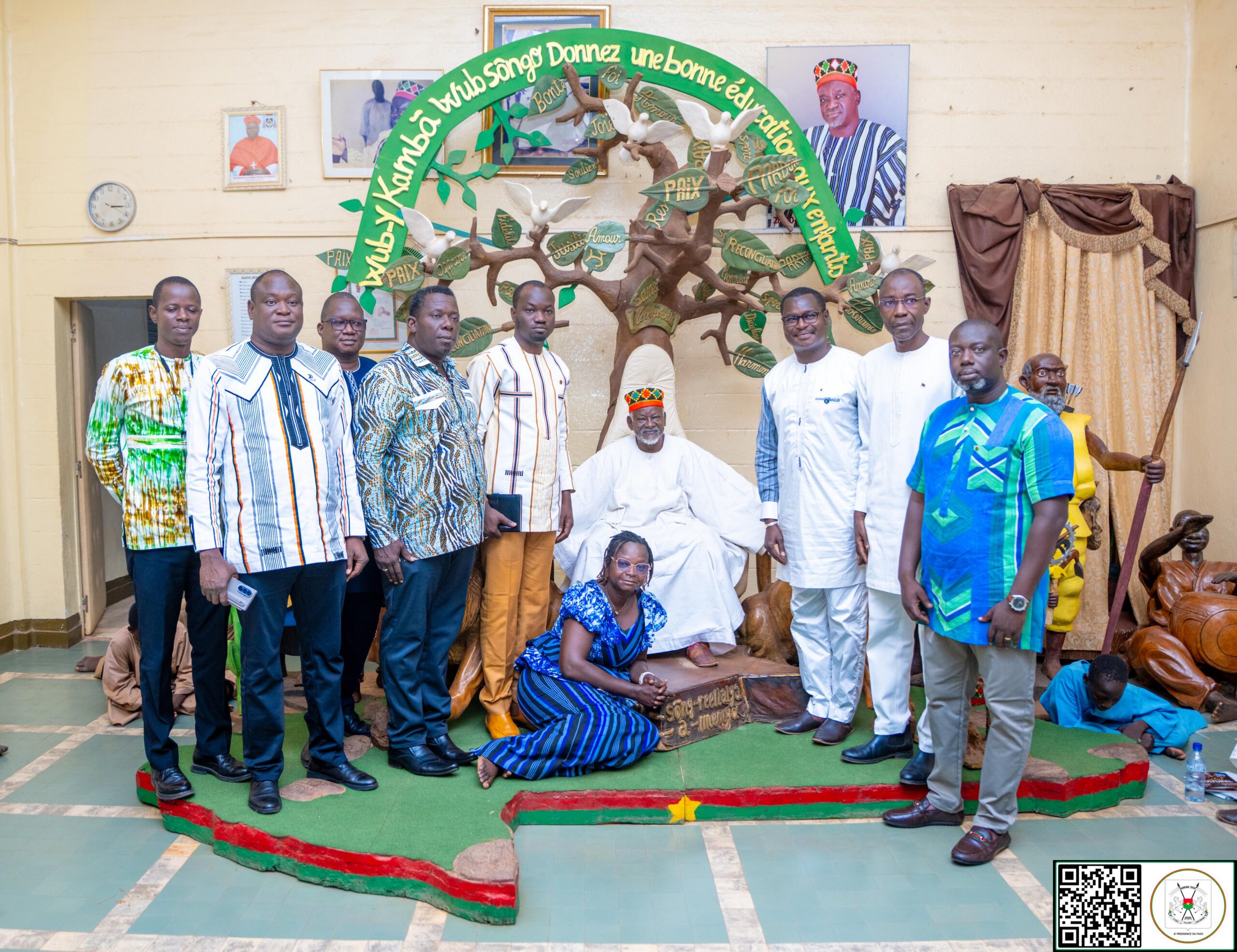 Une délégation du Comité d’organisation de La nuit de la RPP, a été reçu, le 18 septembre 2026, en audience par Sa Majesté le Mogho Naaba