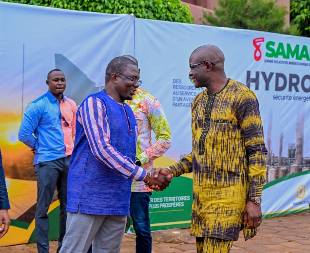 A l'occasion de la SAMAO et de la SEMH-AES 2026, le ministre chargé des Mines, Yacouba Zabré Gouba a visité les stands, 17 septembre 2026