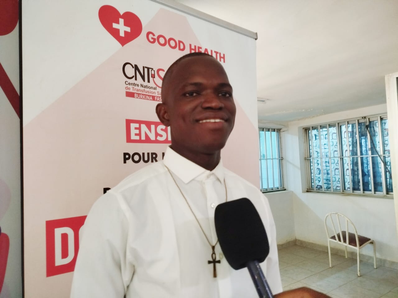 Les journalistes appelés à l’immersion patriotique ont organisé, ce lundi 21 septembre 2026 à Ouagadougou, une opération de don de sang en collaboration avec le CNTS