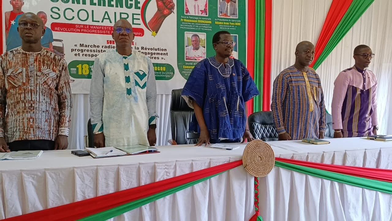 Conférence sur le manifeste de la RPP au profit de la jeunesse de Koudougou, 18 septembre 2026