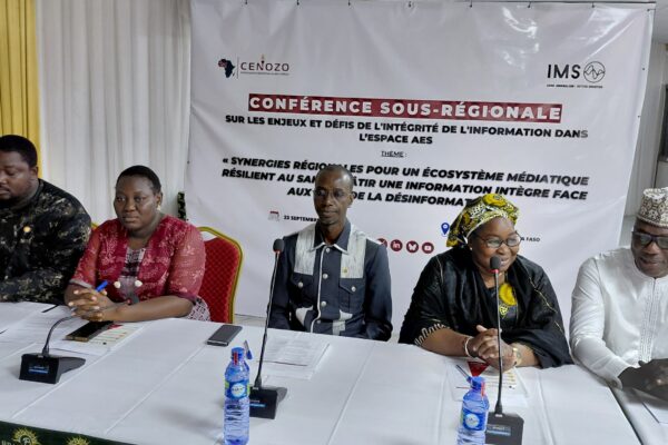 La Conférence sous-régionale sur les enjeux et défis de l’intégrité de l’information dans l’espace AES s’est ouverte ce mercredi 23 septembre 2026 à Ouagadougou