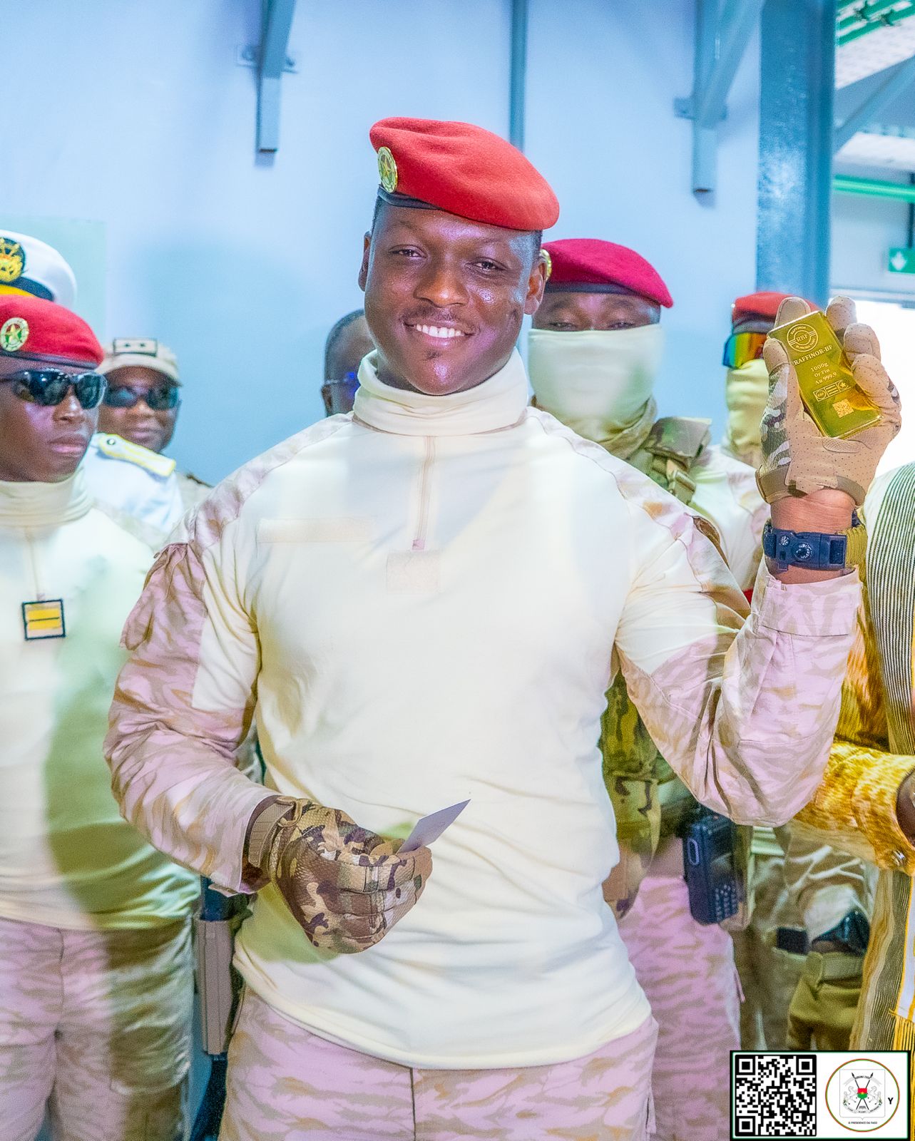 Le Président du Faso, le Capitaine Ibrahim Traoré a inauguré la Raffinerie nationale d'Or du Burkina Faso (RAFFINOR-BF), 28 septembre 2026