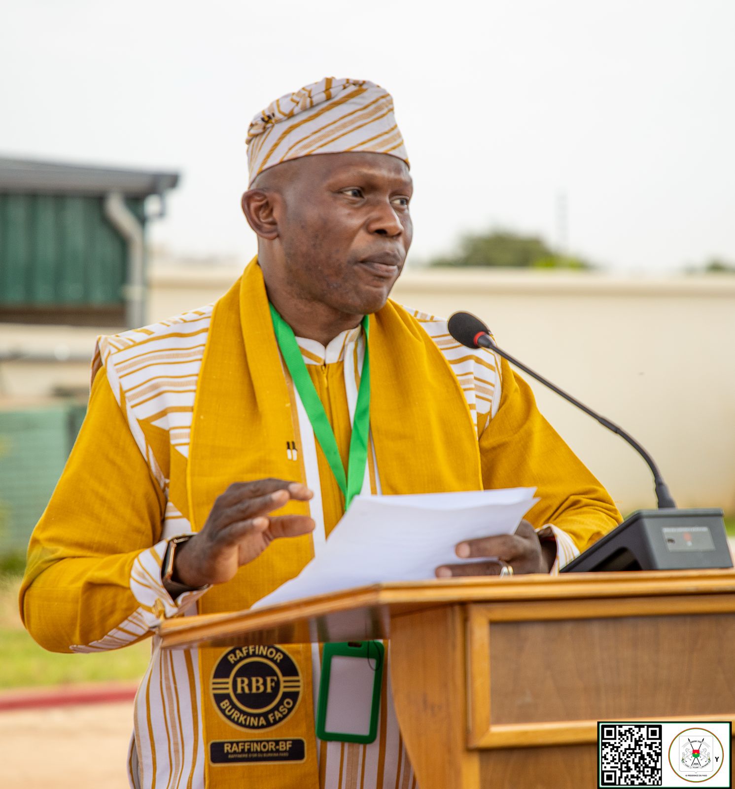 Le Président du Faso, le Capitaine Ibrahim Traoré a inauguré la Raffinerie nationale d'Or du Burkina Faso (RAFFINOR-BF), 28 septembre 2026