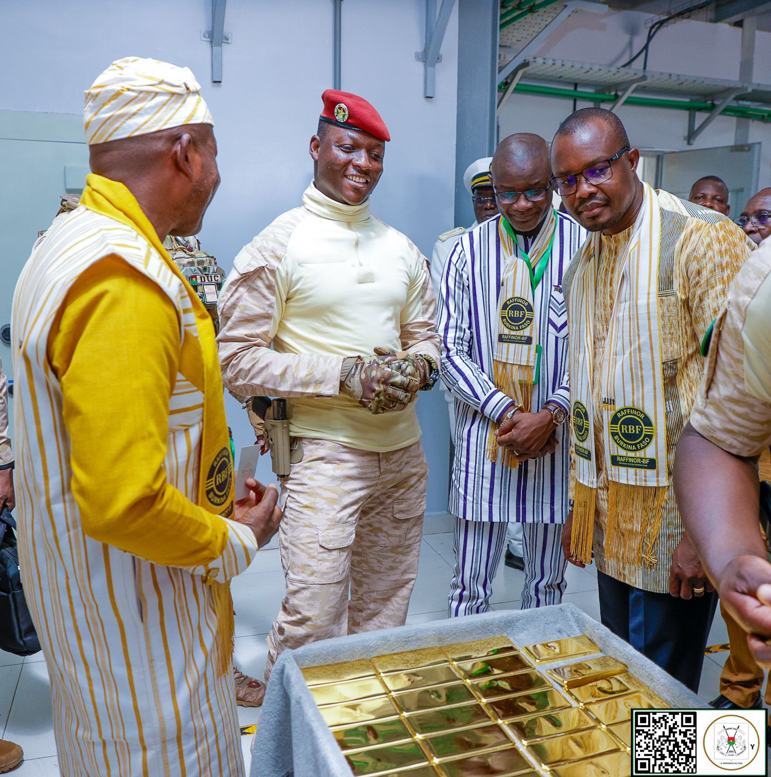 Le Président du Faso, le Capitaine Ibrahim Traoré a inauguré la Raffinerie nationale d'Or du Burkina Faso (RAFFINOR-BF), 28 septembre 2026