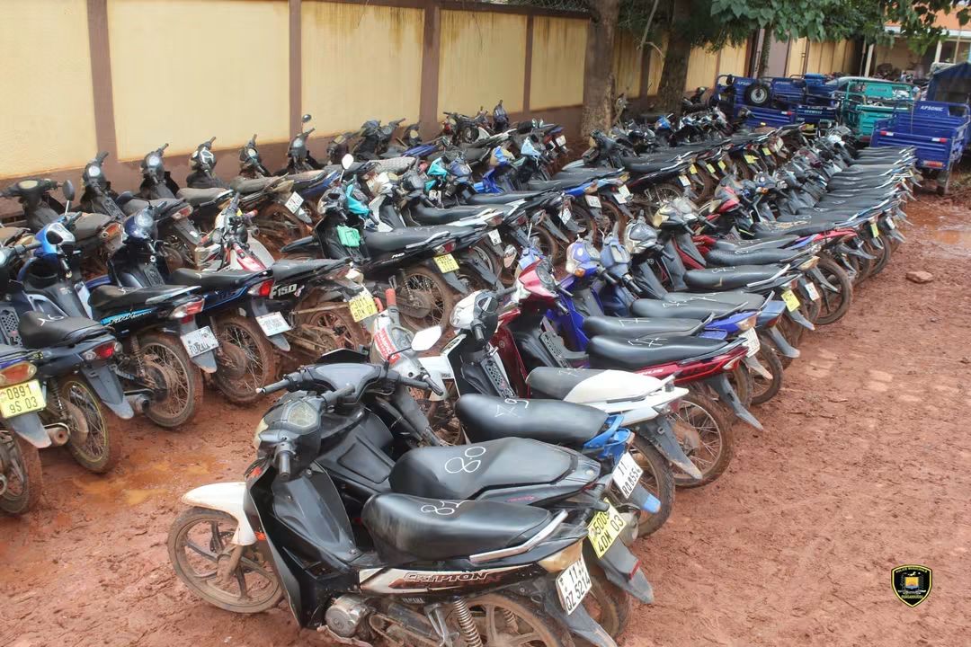 La police municipale de Ouagadougou a mené une opération de contrôle du port du casque en circulation, 2 octobre 2026