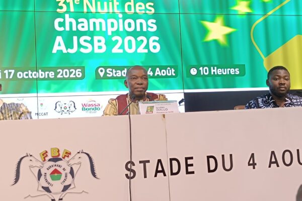 Conférence de presse de lancement de la 31e édition de la Nuit des champions, 17 octobre 2026