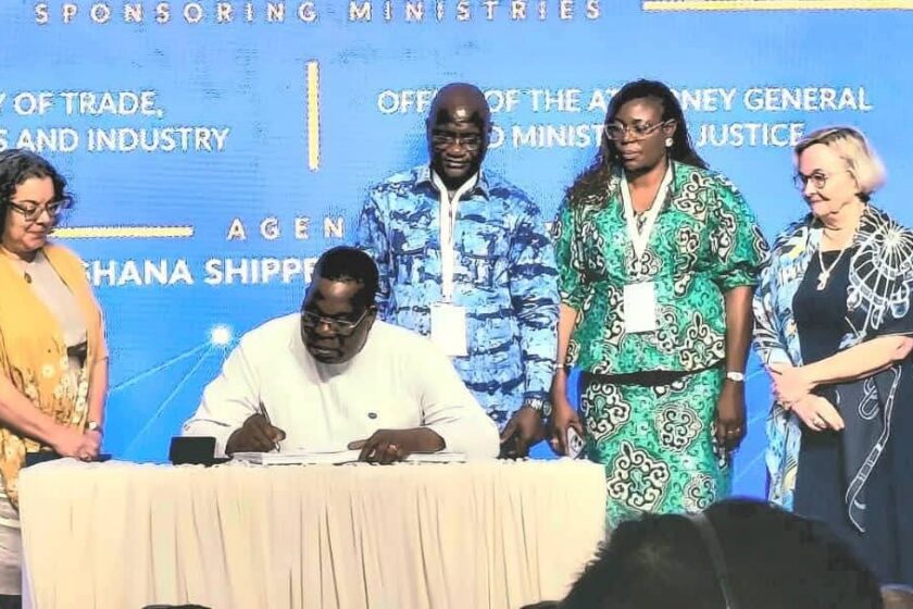 Le Burkina Faso a signé, le 26 octobre 2026 à Accra, au Ghana, la Convention des Nations unies sur les documents de cargaison négociables