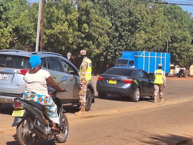 Contrôle routier Burkina